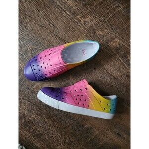 Girls 2.5 youth molded colorful shoes
